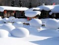 哈尔滨零下40度雪乡旅游♣哈尔滨雪乡下雪时间